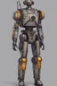 Placeholder: A Star Wars Combat Droid, Wearing Cowboy Clothes.