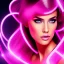 Placeholder: cyberpink, head, woman, portrai, tron