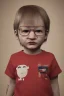 Placeholder: Dahmer toddler, full body, angry, bokeh, hyper realistic