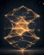 Placeholder: Generate a futuristic three-dimensional LED network like constellations , floating points, wireframe, magic and monumental , Nikon professional shot style, infinite, Atom, vector, geometric, big, harmonic, continuous, and equidistant, matrix, ecosystems, blockchain, bauhaus, golden ratio