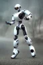 Placeholder: Fast running humanoid robot, sideways view, motion blur, running,