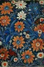 Placeholder: west African , batik flowers