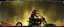 Placeholder: style John Atkinson Grimshaw,3d airbrush render, cut out darkling slender gnome on huge chopper bike with bright aura , pinhole cam, airbrush 3d rendering, torn edges on border