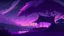 Placeholder: anime illustration place, high detailed, peace, calm , relax,purple glowing