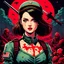 Placeholder: 2dcg,retro art style,soldier girl,gore,violence,Decapitation,dismemberment,disturbing,Monster,guts,morbid,mutilation,sacrifice,butchery,meathooks