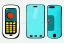 Placeholder: phone cellphone smartphone vector illustration vector