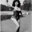 Placeholder: selfie Ziegfeld Girl on short jeans