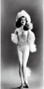 Placeholder: Ziegfeld Girl on jeans walking