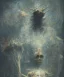 Placeholder: neural network. oil on canvas, beksinski, poster