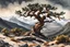 Placeholder: museum quality watercolor painting of an ancient, gnarled and twisted, Bristlecone Pine on a remote plateau in the Rocky Mountains in the style of Karl Bodmer, and Winslow Homer, rendered as an aquatint, with a fine art aesthetic, highly detailed , 8k UHD cinegraphic realism