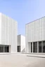 Placeholder: Façades of a minimalist cultural centre