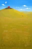 Placeholder: striking out across the valley to find a new hill that’s just being built; a surrealistic interpretation of Philip Guston