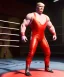 Placeholder: Wrestler Donald trump, wrestling, red breeches, suspenders, retro style, 80s, hot ambient, photo studio, vibrant color, gradient, highly detailed, art stations, concept art, smooth, unreal engine 5, god rays, ray tracing, RTX, lumen lighting, ultra detail, volumetric lighting, 3d, finely drawn, high definition, high resolution.