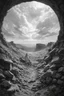 Placeholder: tom lee ethereum oracle of delphi in the trenches seeing the future in the style of surrealism black and white