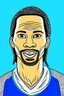 Placeholder: Didier Drogba Footballer, cartoon 2d