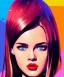 Placeholder: portrait illustration, pop art, splash painting of kristina pimenova, art by ilya kuvshinov, greg rutkowski and makoto shinkai, dan mumford, artstation