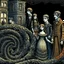 Placeholder: midium dark shadows. Edward Gorey