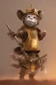 Placeholder: cute steampunk mechanical monkey with wings