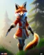 Placeholder: Cute fox girl ,furry , more Human