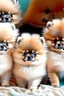 Placeholder: cute little Pomeranian puppies