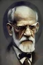 Placeholder: Portrait of Sigmund Freud like star wars scientist