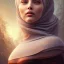 Placeholder: close up portrait of woman in hijab, fine detail, highly intricate, modern surrealism painting, defined cracks and breaks, high-quality, volumetric lighting, 8k, ultrahd, George Grie, Marco Escobedo, Igor Morski,Brian Froud, Howard Lyon, Selina French,