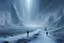 Placeholder: ice, night, rimbel35 youtube channel influence, very epic and concept art, winter, sci-fi, futurism influence, winter, friedrich eckenfelder and jenny montigny impressionism paintings