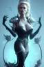 Placeholder: Pamela Anderson as evil queen in black leather, leather, busty, cleavage, angry, stern look. character design by cory loftis, fenghua zhong, ryohei hase, ismail inceoglu and ruan jia. unreal engine 5, artistic lighting, highly detailed, photorealistic, fantasy