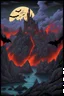 Placeholder: fire, lightning, wind, rain, volcanic lava, fireworks, explosions, multicolored neon lights, Count Dracula with red eyes and sharp fangs, craggy trees, giant boulders, dust, smoke, fog, clouds, bubbles, Neuschwanstein, Mont Saint-Michel, giant bats, giant gargoyles, Ogers, Dragons, Bigfoot, Frankenstein, Wolfman, the mummy, Giant Pee Wee Herman monster, an albino cat, snow white zombie