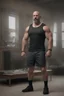 Placeholder: ProtoVision - Absolute Reality - Realism Engine XL - PhotoReal, What if Molly Ringwald was an extremely muscular man with a goatee, wearing a black muscle shirt and Bermuda shorts, 4k, 8k, 32k UHD, Hyper realistic, extremely colorful, vibrant, photorealistic, realistic, sharp, highly detailed, professional quality, beautiful, awesome, majestic, superb, trending on artstation, pleasing, lovely, Cinematic, gorgeous,