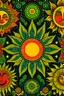 Placeholder: "Hippie-inspired sun and moon motifs with celestial vibes