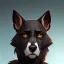 Placeholder: canid canine canis mammal wolf, hi-res, lighting shaded, anthropomorphic, black body, black fur, cheek tuft, clothed, clothing, detailed background, facial tuft, grey body, grey fur, inner ear fluff, light, looking at viewer, male, pole arm, solo, topless, tuft, white body, white fur, yellow eyes