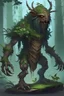 Placeholder: forest monster dnd character