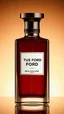 Placeholder: Professional image of tom ford tuscan leather cologne for advertising banner