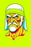 Placeholder: Hulk Hogan Professional wrestler catoon 2d