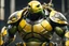 Placeholder: Michelangelo machine in 8k live anime artstyle, Turtles, yellow custom, TMNT them , dynamic pose, intricate details, highly detailed, high details, detailed portrait, masterpiece,ultra detailed, ultra quality