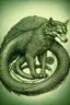 Placeholder: wolf with a snake instead of tail