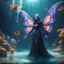 Placeholder: illithid witch with butterfly wings under water in well lit well ,bokeh like f/0.8, tilt-shift lens 8k, high detail, smooth render, down-light, unreal engine,bokeh like f/0.8, tilt-shift lens 8k, high detail, smooth render, down-light, unreal engine