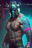 Placeholder: Cyberpunk wrestler luchador