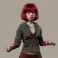 Placeholder: Full body Red hair halfling girl