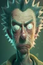 Placeholder: A portrait of Rick from Rick and Morty