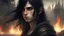 Placeholder: /imagine prompt: realistic, personality: [ boy with long black hair , big black sharp eyes , handsome watch big land burning and there is a war ] unreal engine, hyper real --q 2 --v 5.2 --ar 16:9