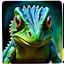 Placeholder: dnd, fantasy, watercolour, humongous strokes, stylistic, portrait, illustration, anthropomorphic lizard, furaffinity