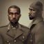 Placeholder: Kanye west wearing an Ss uniform