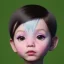 Placeholder: Wearing make up avatar in pandora toddler