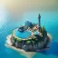 Placeholder: The Isometric Glass Tall Box Mini Model Little Real Island Mixed Water Fall rainbow Under Ocean Sunshine Summer Background Blue Sea, The Last Of Us / Avatar, Octane Render / ZBrush, Cinematic, IMAX Film, Nikon D750, 16K, Autostereoscopy, Anthropomorphic, Golden Ratio, Geometry, Symmetric, Depth Of Field, Highly Detailed, Ultra Realistic, Beautiful Lighting, Halfrear Lighting, Soft Light, Candoluminescence, Cast Shadow, Reflective, Glow, Translucent, Normal Map, Carbonated --testp