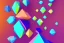 Placeholder: 3D colorful geometric installation, simplistic, studio lighting, C4D, 16k, Behance, Artstation, centered, top down camera, vibrant