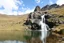 Placeholder: country side with a small lake and a pretty height fall that comes out of a nearby mountain rocks and falls to calm lake