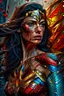 Placeholder: Fhoto reality,Raw, spiderman as wonder woman, Warhol, digital art, intricate details, powerful composition, captivating, , trending on artstation, sharp focus, studio photo, intricate details, highly detailed, by addie_digi