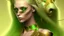 Placeholder: A woman who had green eyes and long blond hair that she wore in elaborate coiffures. Being known as someone at the height of fashion, prior to her disappearance, she favored wearing green and golden outfits to match her physical features.